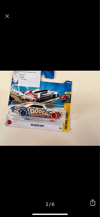 Hot wheels araba
