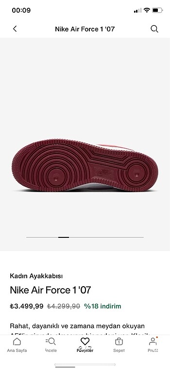 38 Beden Nike Air Force