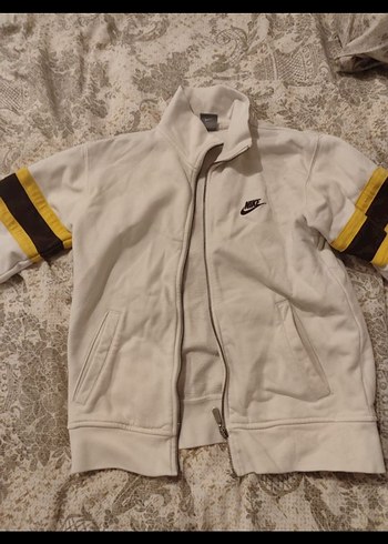 Beyaz Nike Baskılı Erkek çocuk Sweatshirt - Görsel 2