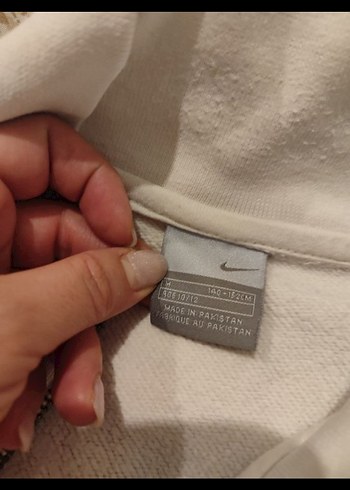 Beyaz Nike Baskılı Erkek çocuk Sweatshirt - Görsel 6