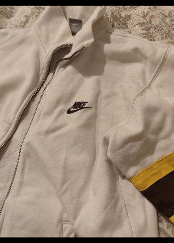 Beyaz Nike Baskılı Erkek çocuk Sweatshirt - Görsel 4