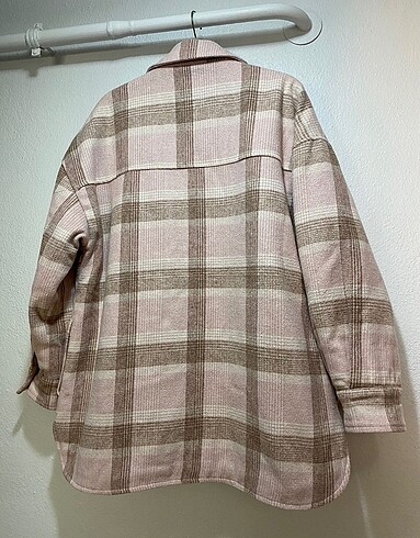 m Beden Pull bear kaşe mont