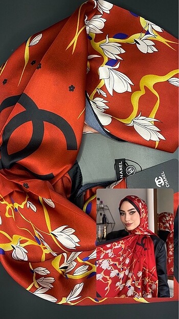 Chanel vual ipek şal