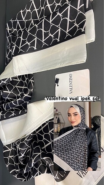 Valentino vual ipek şal