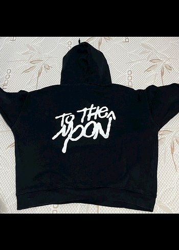 Diğer Siyah Kapüşonlu Kadın Sweatshirt
