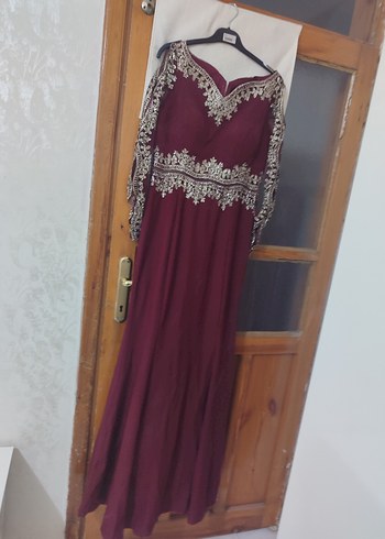 bordo abiye - Görsel 2