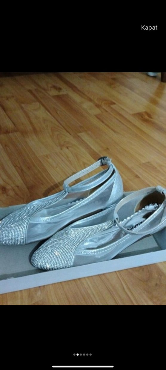 gri taşlı babet - Görsel 2