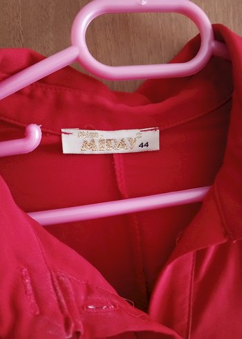 Pembe Uzun Kollu Salaş Tunik - Görsel 4