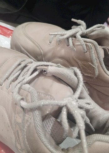 Bej Kadın Dolgu Topuk Spor Ayakkabı - Görsel 4