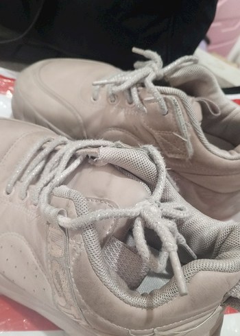 Bej Kadın Dolgu Topuk Spor Ayakkabı - Görsel 3