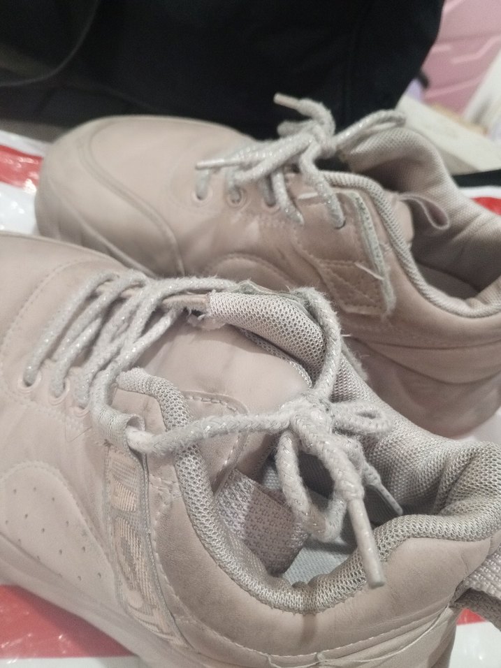 Bej Kadın Dolgu Topuk Spor Ayakkabı - Görsel 3