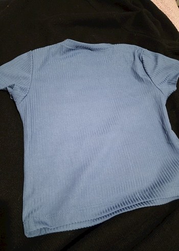 Mavi Kadın Kısa Kollu Basic Tişört - Görsel 2