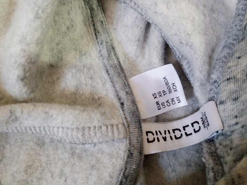 Gri Kapüşonlu Triko sweet - Görsel 2