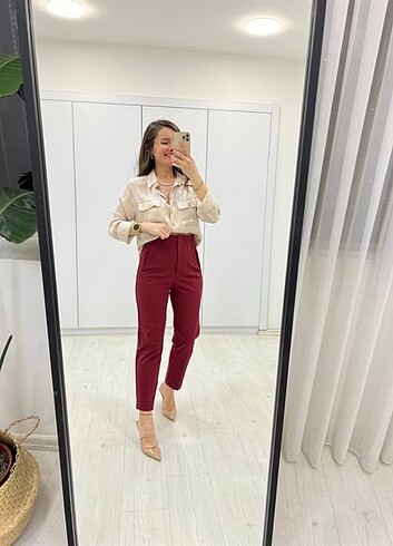 Zara model Yüksek bel pantolon 