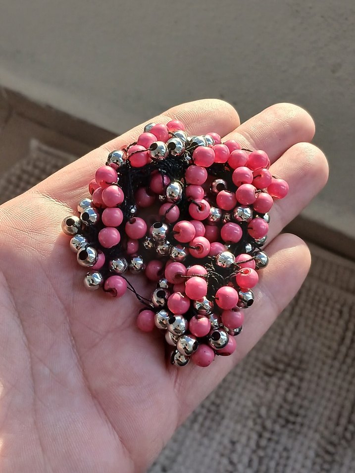 Renkli Pembe Tırnak Süsleme Boncukları - Görsel 2