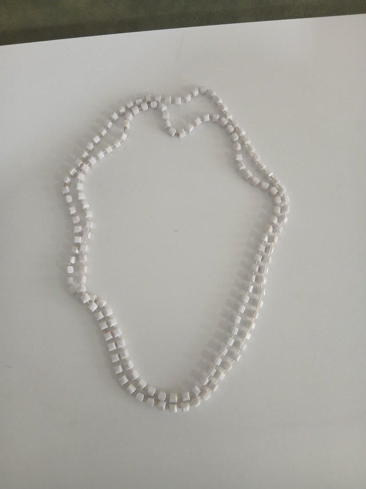 Beyaz Boncuklu Kadın El Zinciri - Görsel 3