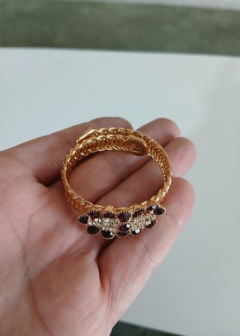 Bordo Taşlı Bohem Kadın Bileklik - Görsel 2