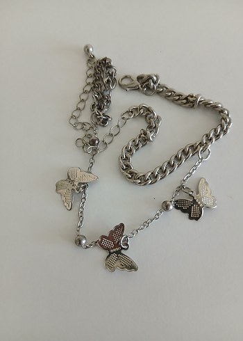 Gri Zincir Detaylı Kadın El Zinciri - Görsel 2