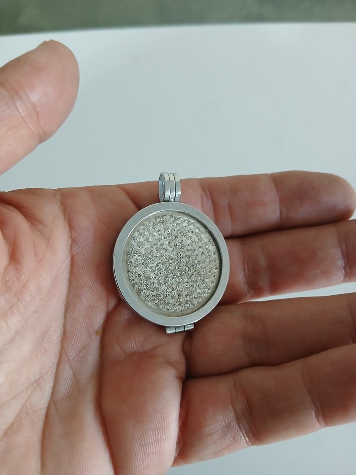 Kadın Mavi Pullu Kolye Ucu - Görsel 3