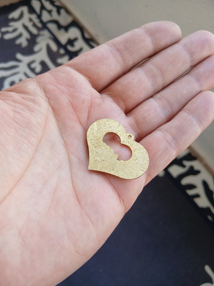 Mor Nakışlı Fil Figürlü Boncuklu Kolye Ucu - Görsel 2