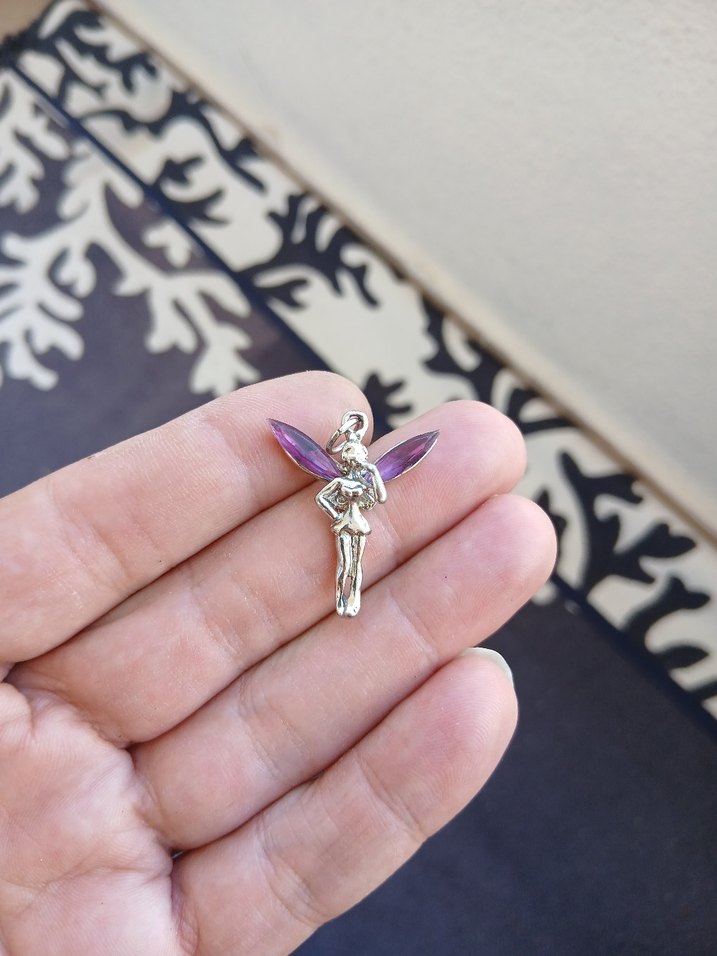 Mor Boncuklu Kadın Peri Charm - Görsel 3