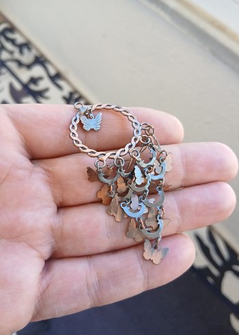 Bohem Kelebek Zincir Detaylı Kadın Charm - Görsel 2