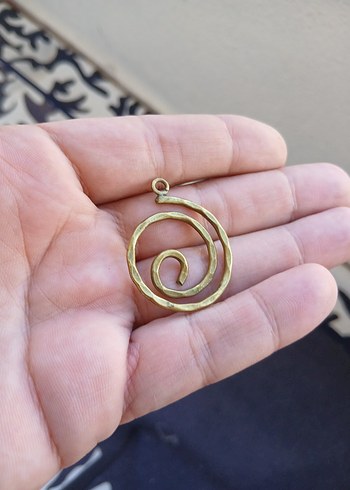 Altın Renkli Zincir Detaylı Bohem Charm - Görsel 2