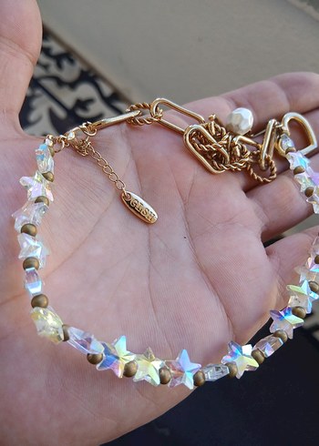 Boncuklu Beyaz El Zinciri - Görsel 3