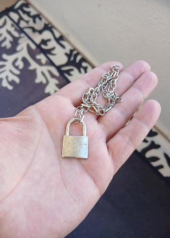 Kadın Zincir Detaylı Gri Bileklik - Görsel 3