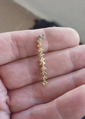 Işıltılı Altın Renkli Kadın El Zinciri - Görsel 3