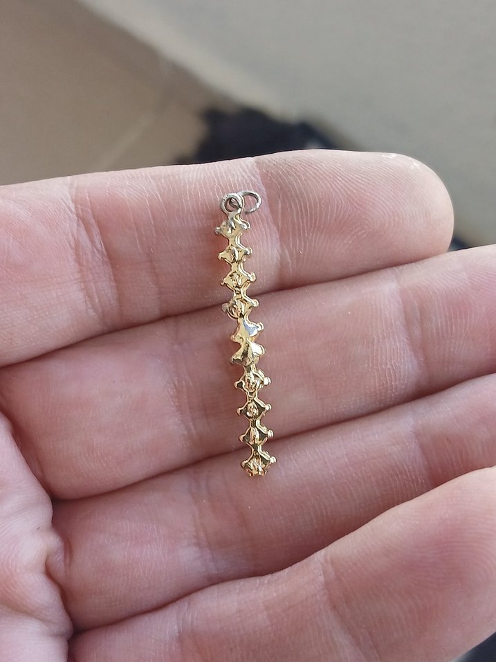 Işıltılı Altın Renkli Kadın El Zinciri - Görsel 3