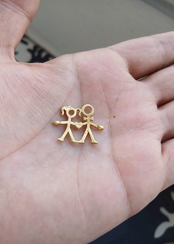 Altın Renkli Bohem Kadın Figürlü Charm - Görsel 2