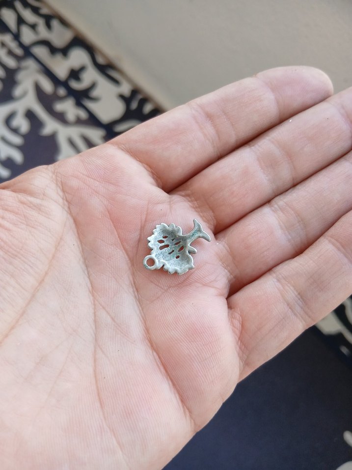 Boncuklu İşlemeli Bohem Ağacı Charm - Görsel 3