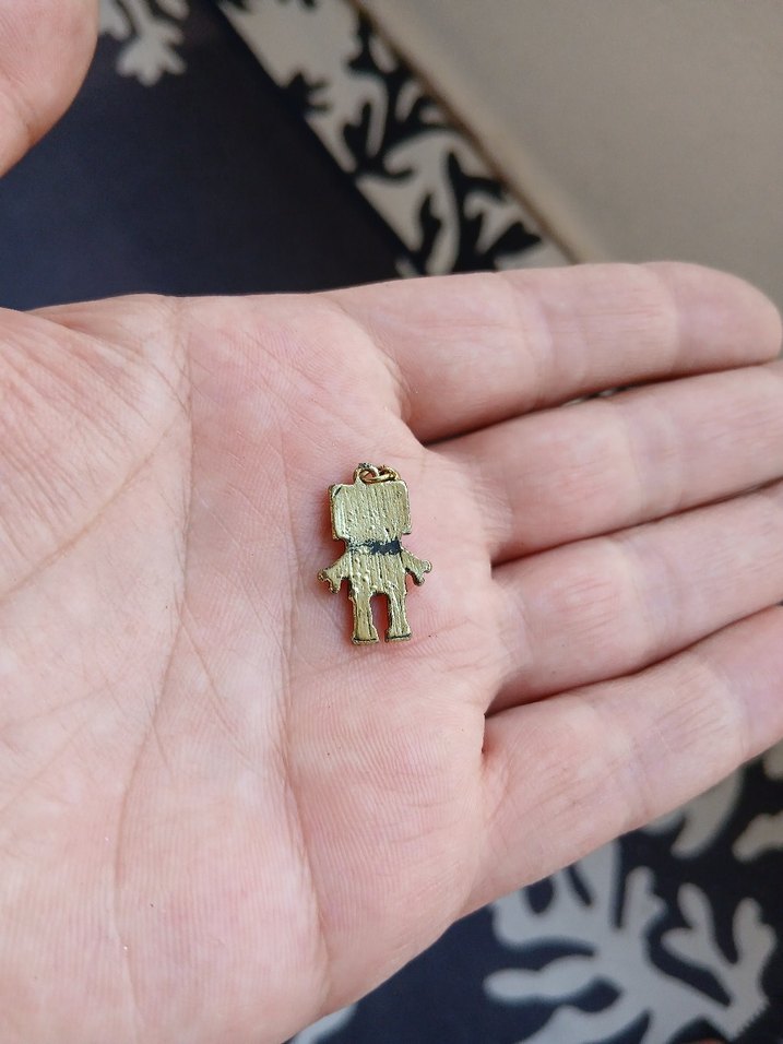 Renkli Boncuklu Robot Kadın Charm - Görsel 2