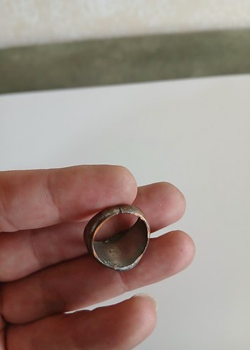 Bohem Tarzı Yin Yang Erkek Yüzük Turkuaz - Görsel 3