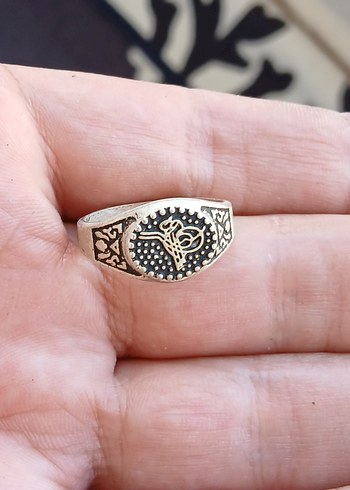 Vintage Erkek Altın Renk Yüzük - Görsel 4