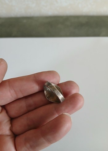 Parlak Altın Vintage Erkek Yüzük - Görsel 2