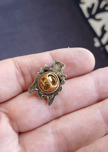 Gri Gotik Kurt Figürlü Erkek Yüzük - Görsel 2