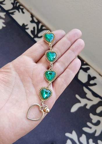 Turkuaz Taşlı Bohem Kadın El Zinciri - Görsel 3