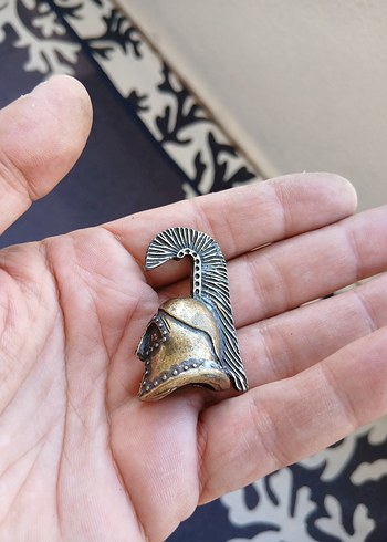 Parlak Altın Renkli Vintage Biker Erkek Yüzük - Görsel 4