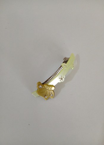 Bej Fiyonk Detaylı Kadın Saç Tokası - Görsel 2