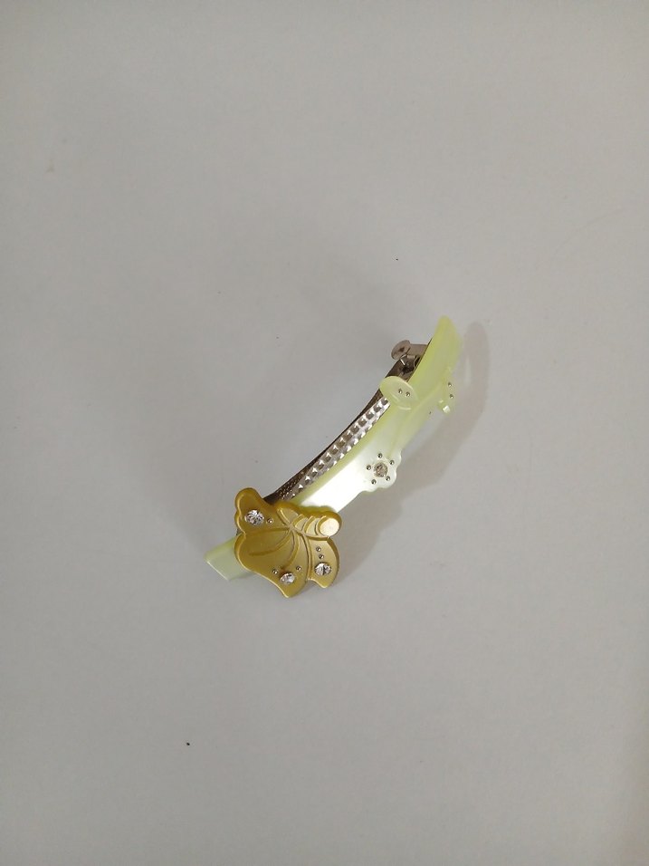 Bej Fiyonk Detaylı Kadın Saç Tokası - Görsel 2