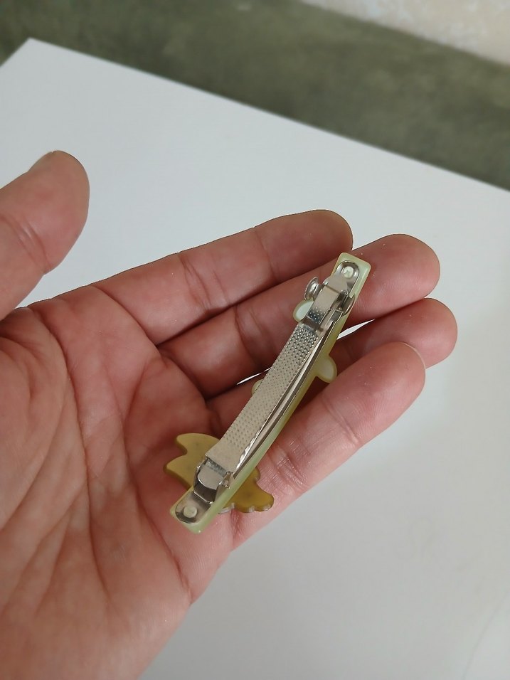 Bej Fiyonk Detaylı Kadın Saç Tokası - Görsel 3