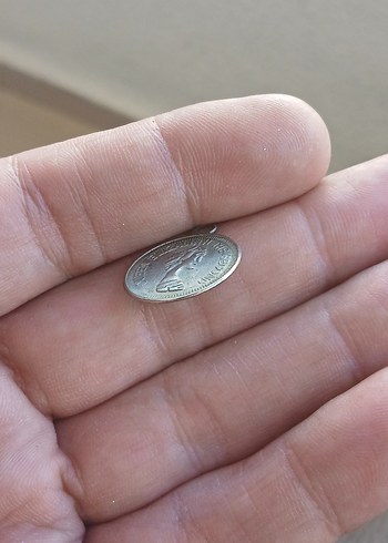 Zincir Detaylı Parlak Altın Vintage Charm - Görsel 3