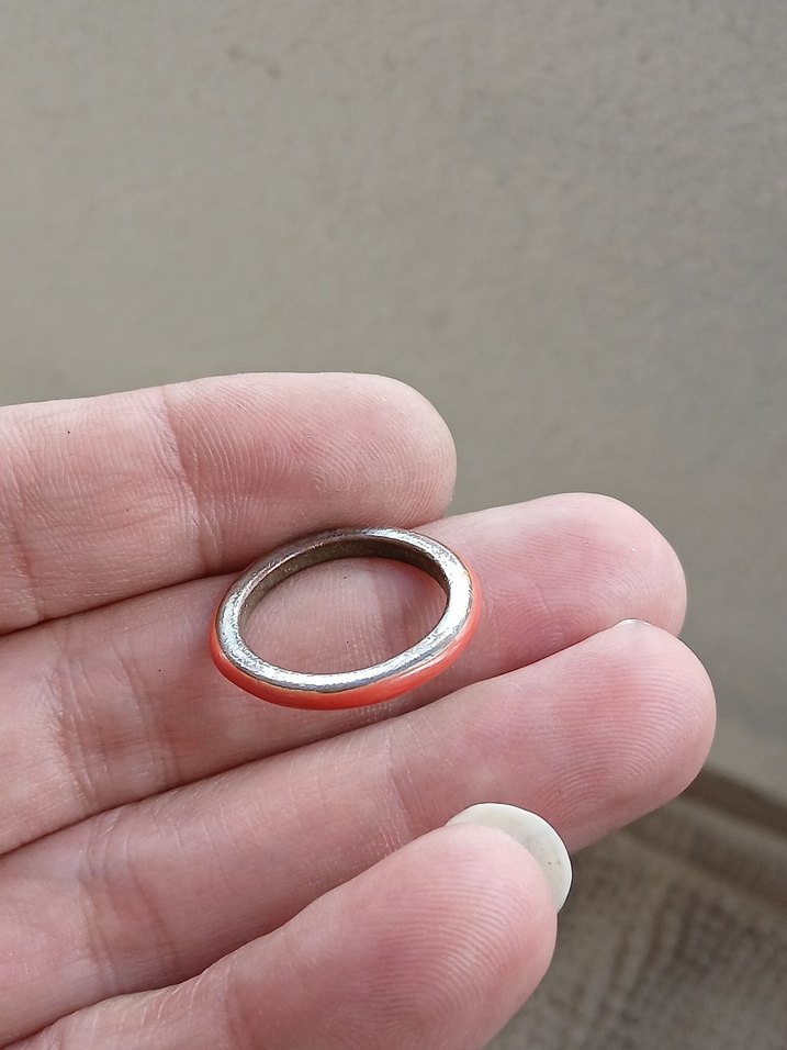 Kırmızı Elastik Kadın Yüzük - Görsel 2