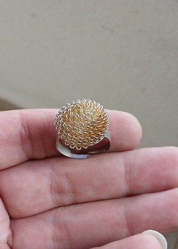 Kadın Altın Boncuklu Yüzük - Görsel 5