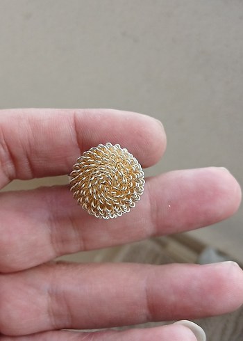 Kadın Altın Boncuklu Yüzük - Görsel 4