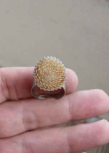 Kadın Altın Boncuklu Yüzük - Görsel 6