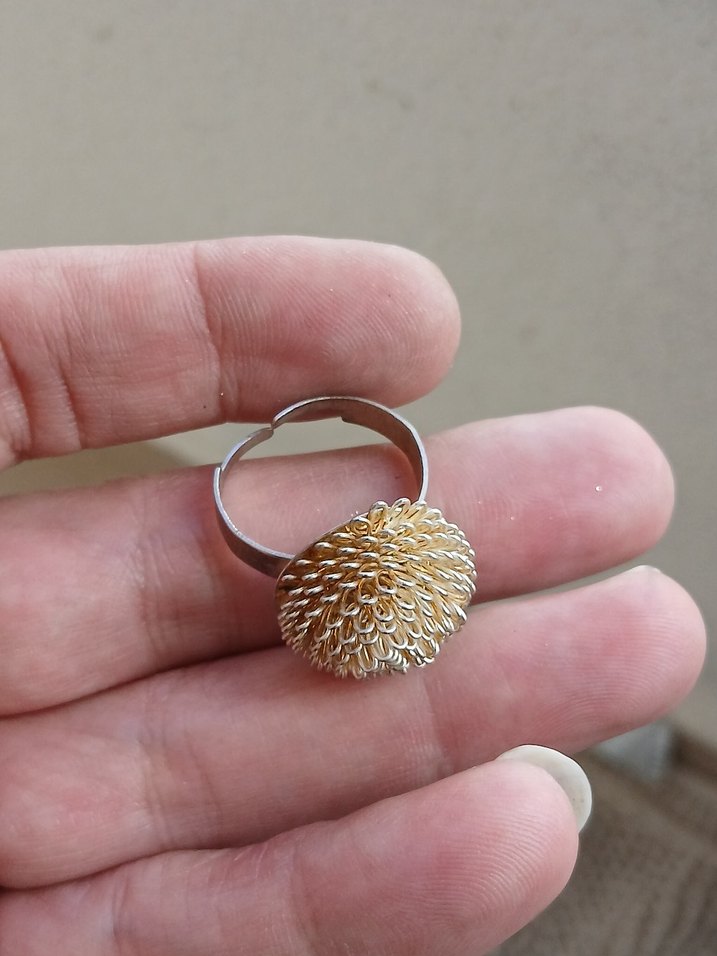 Kadın Altın Boncuklu Yüzük - Görsel 3