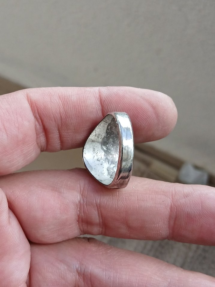 Siyah Taşlı Gotik Erkek Yüzük - Görsel 2